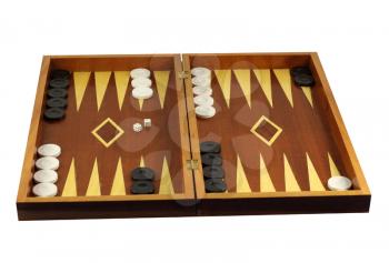 Royalty Free Photo of a Backgammon Game