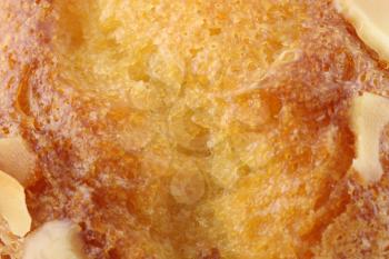 Royalty Free Photo of a Closeup of Cake or Bread