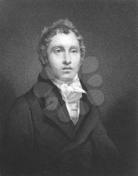 Royalty Free Photo of David Brewster (1781-1868) on engraving from the 1800s. Scottish mathematician, physicist, astronomer, inventor and writer.