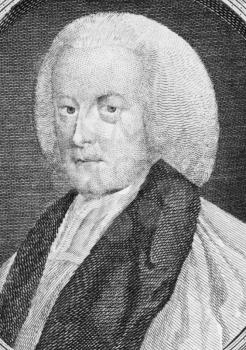 Royalty Free Photo of Richard Hurd (1720-1808) on engraving from the 1700s. English writer and bishop of Worcester.