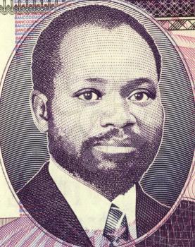 Royalty Free Photo of Samora Moises Machel (1933-1986) on 20 Meticais 2006 Banknote from Mozambique. Mozambican  military commander, revolutionary socialist  leader and President of Mozambique.