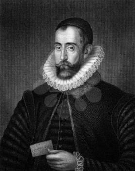 Francis Walsingham (1532-1590) on engraving from 1829. Principal secretary to Queen Elizabeth I of England. Engraved by J.Cochran and published in 
''Portraits of Illustrious Personages of Great Brita