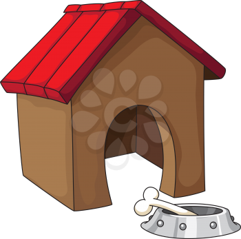 illustration of a dog house