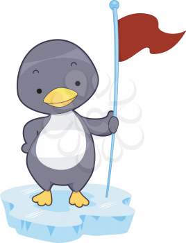 Royalty Free Clipart Image of a Penguin