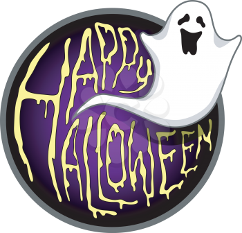 Illustration of a Halloween Ghost