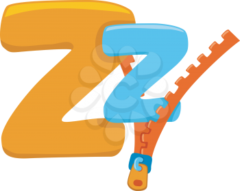 Illustration Featuring the Letter Z