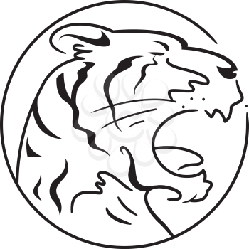 Illustration Symbolizing the Year of the Tiger