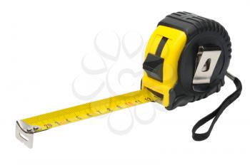 Royalty Free Photo of a Black and Yellow Tape Measure