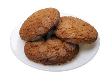 Royalty Free Photo of Cookies on a Plate