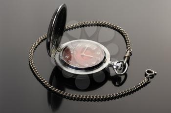 Royalty Free Photo of an Open Pocket Watch