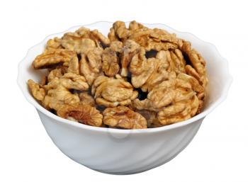 Royalty Free Photo of a Bowl of Walnuts