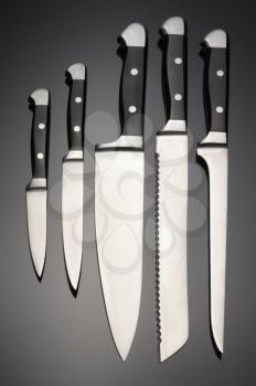 Royalty Free Photo of a Set of Knives