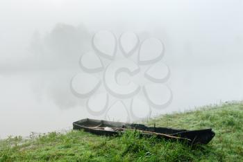 Royalty Free Photo of Fog on a River