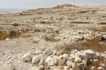 Tel Arad, ancient city in the Negev desert in Israel