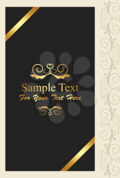 Royalty Free Clipart Image of a Template 