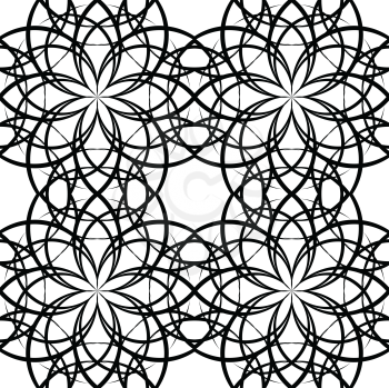 Royalty Free Clipart Image of an Ornate Pattern