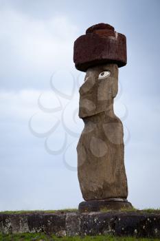 Royalty Free Photo of an Easter Island Statue