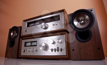 Royalty Free Photo of a Vintage Stereo