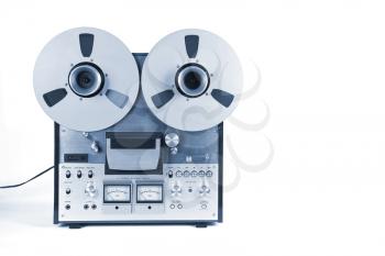 Analog Stereo Open Reel Tape Deck Recorder Player with Metal Reels Reels