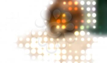 blurred spots and colorful dots out of focus background