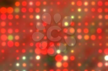 Red Dotted Graphics Layout of colorful spots