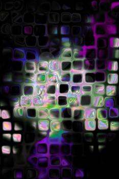 colorful background illustration of colored dots and blur