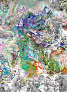 abstract background, color painted bended lines mixed colors