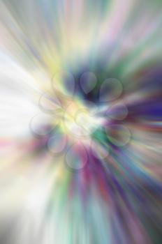 Abstract background With Beautiful Rays of Color light.