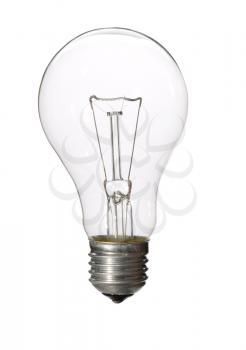 Electric bulb isolated on white background