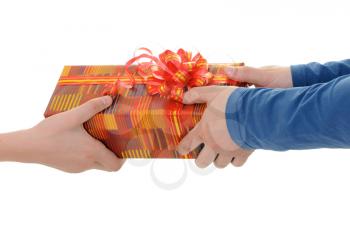 Royalty Free Photo of a Gift Delivery