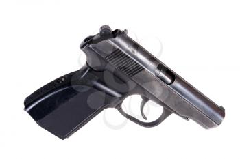 pistol isolated on white background                               