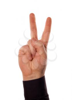 Royalty Free Photo of a Hand Gesture