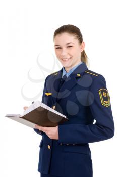 Royalty Free Photo of a Woman in Uniform
