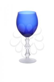 Wine glass isolated on white background