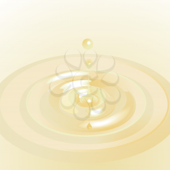 Royalty Free Clipart Image of a Water Droplet