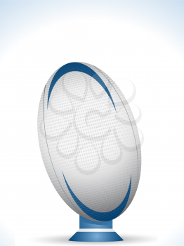 Royalty Free Clipart Image of a Rugby Ball