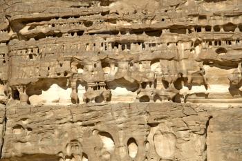 Royalty Free Photo of Weathered Rock Formations, Sinai Peninsula, Egypt