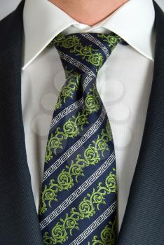 Royalty Free Photo of a Closeup of a Businessman's Tie