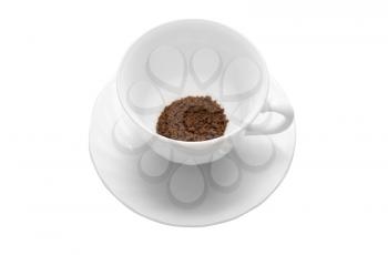 Royalty Free Photo of Coffee Beans in a Cup