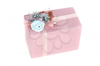 Royalty Free Photo of a Pink Gift Box