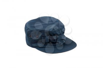 blue cap isolated on a white background