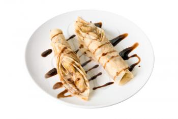 Royalty Free Photo of Chocolate Crepes