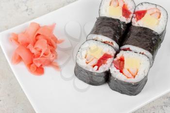 Royalty Free Photo of Sushi Rolls