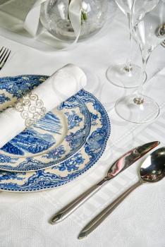 Royalty Free Photo of a Holiday Place Setting