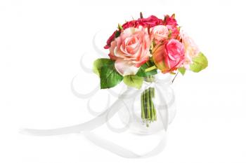 Royalty Free Photo of a Wedding Bouquet of Flowers
