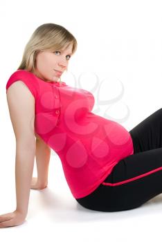 Royalty Free Photo of a Pregnant Woman
