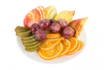 Royalty Free Photo of a Plate of Fruit