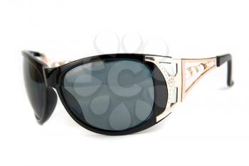 Female modern sunglasses isolated on white background

