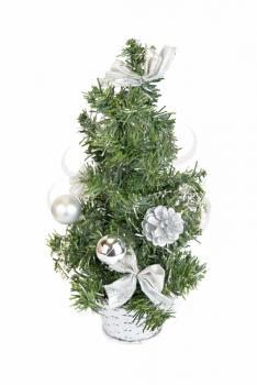 Christmas firtree isolated on a white background