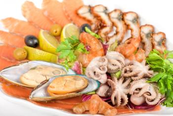 Royalty Free Photo of Seafood Appetizers